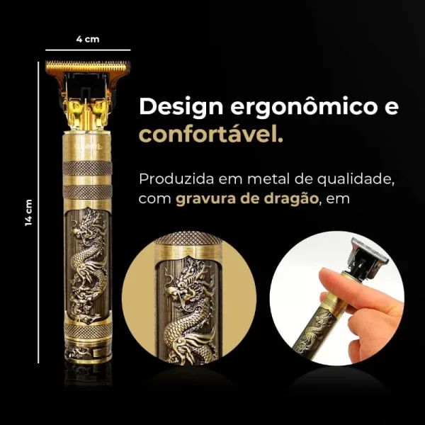 Máquina Cortar Cabelo e Barba Dragão - Image 4